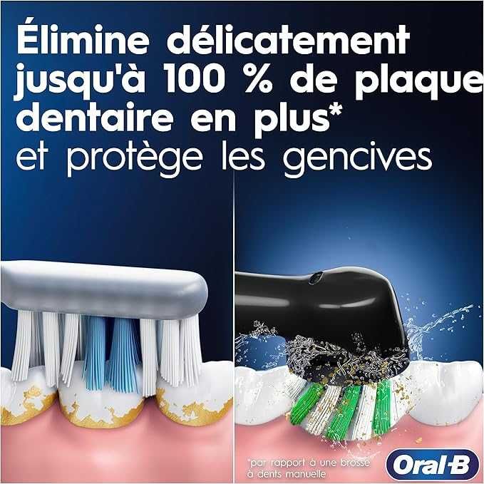 Електрическа четка за зъби Oral-B Pro 3000 3D бяло-розова