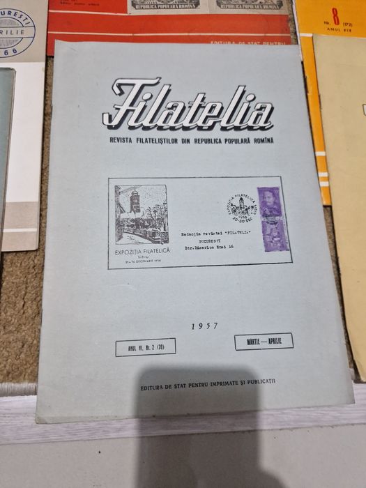 Vand colectie Revista Filatelia intre anii 1956/1973