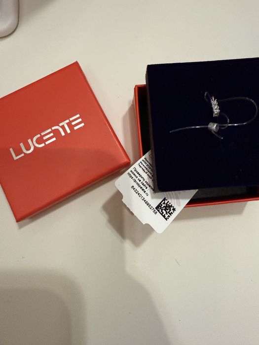 Подвеска серебро с фианитами Lucente