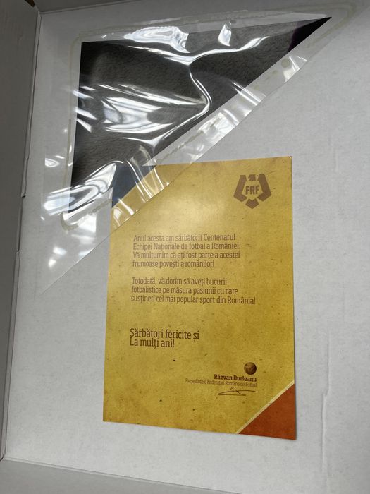 Rucsa piele Urban Bag aniversar FRF Federația Ronana de Fotbal