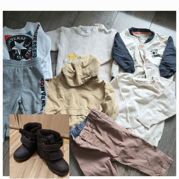 Лот дрехи момче размер 80 и 86