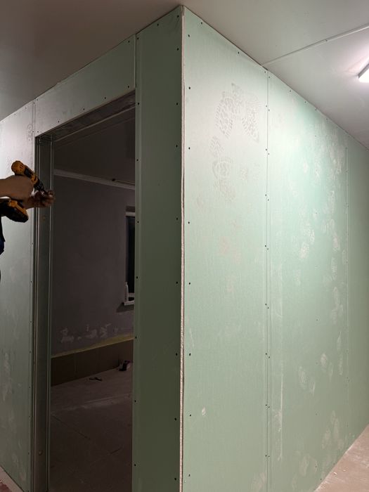 Гипсокартон работа перегородка