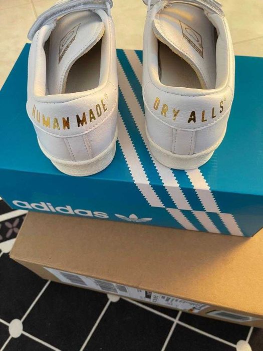 Оригинални кожени кецове * ADIDAS HUMAN MADE UNOFCL * EU 45 1/3