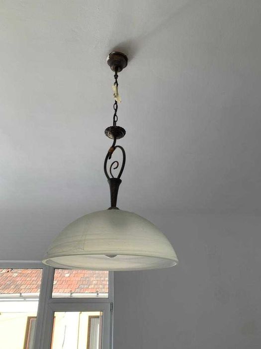 Lustra suspendata + aplica de perete