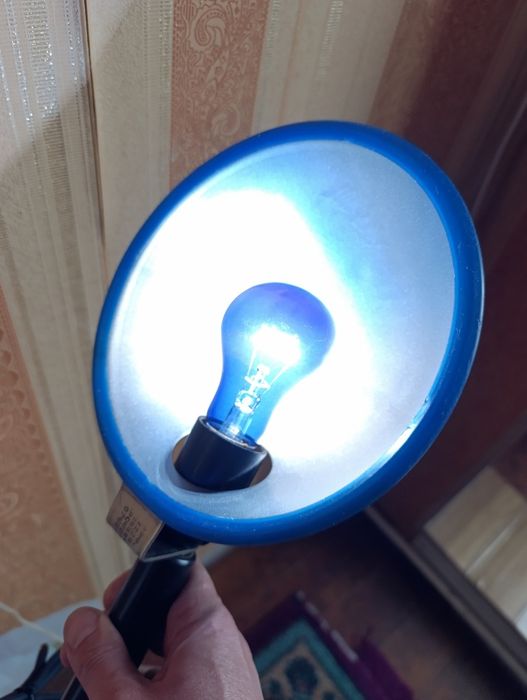 Синяя лампа , кук рефлектор Минина , ультразвуковая лампа Россия СССР