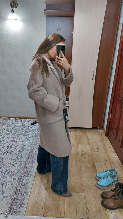 Пальто натуральное альпака