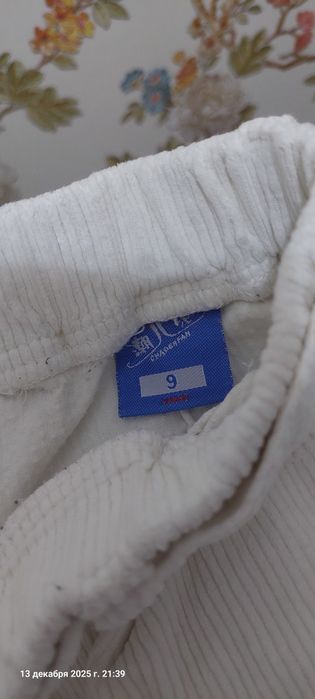 Детские вельвет джинсы