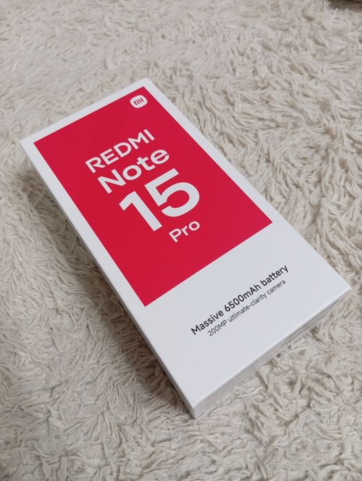 Новый Redmi Note 15 pro 5g.