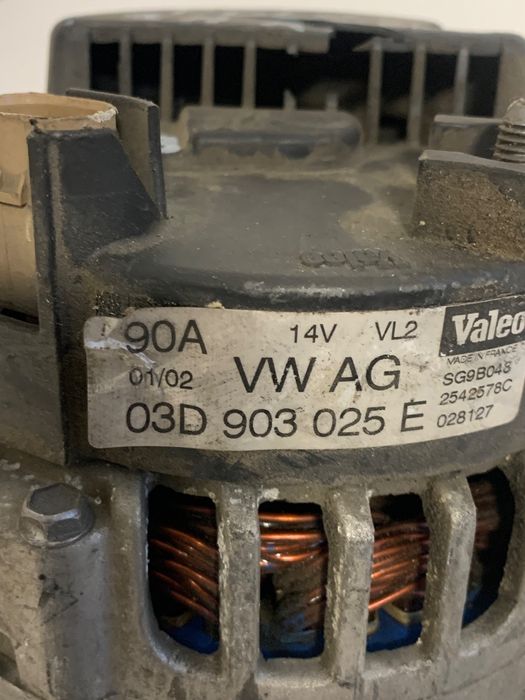 Alternator Volkswagen Polo 9N_ 2001 - 2012 1.2B 03D903025E