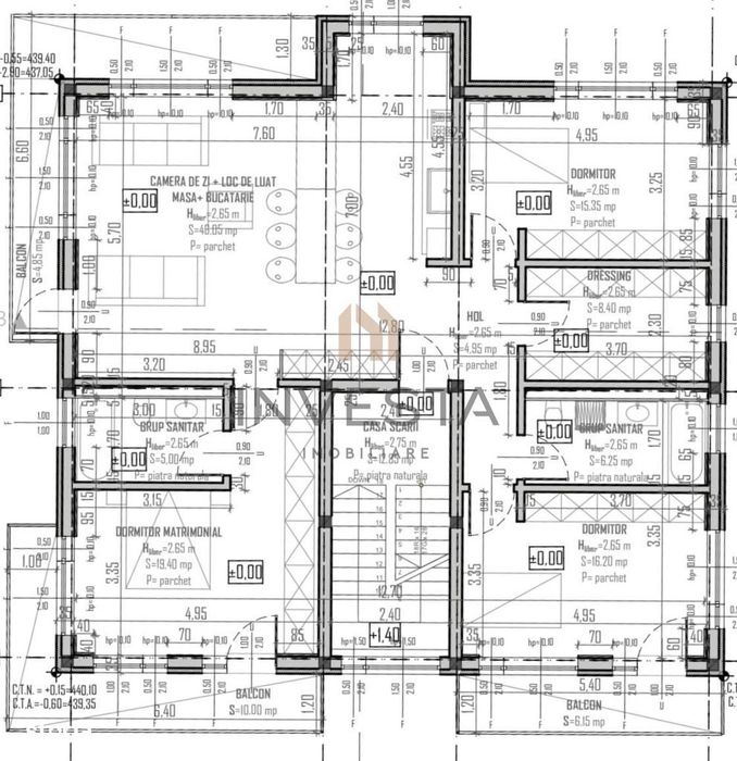 Apartament 4 camere cu 121 mp utili in imobil tip vila, zona Manastur!