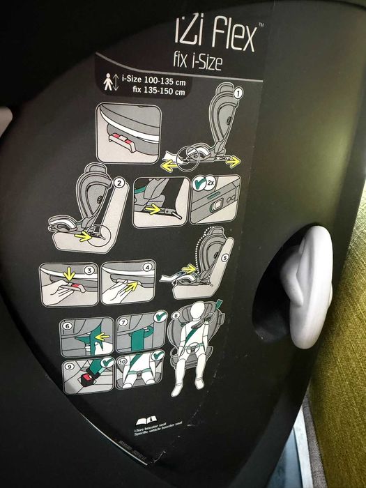 Столче за кола iZi Flex FIX 2 i-Size BeSafe - 4-12 год.