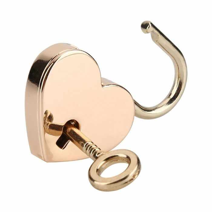 Lacat roz inima! Lacat inima! Nunta! Valentine`s Day!
