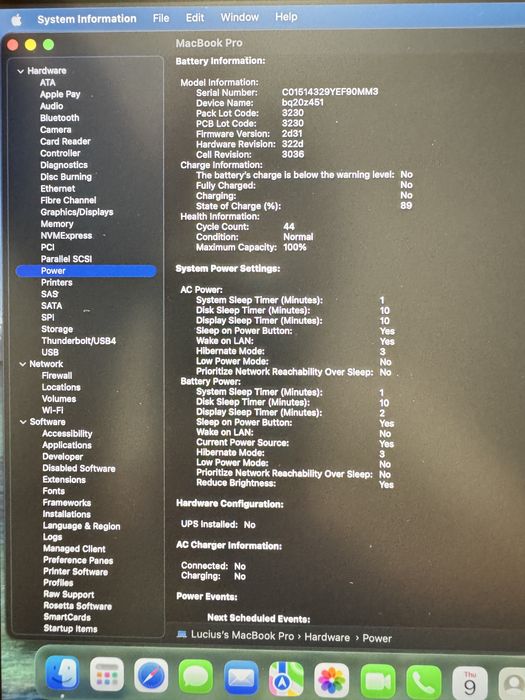 MacBook Pro 13’ Apple M2 512 GB
