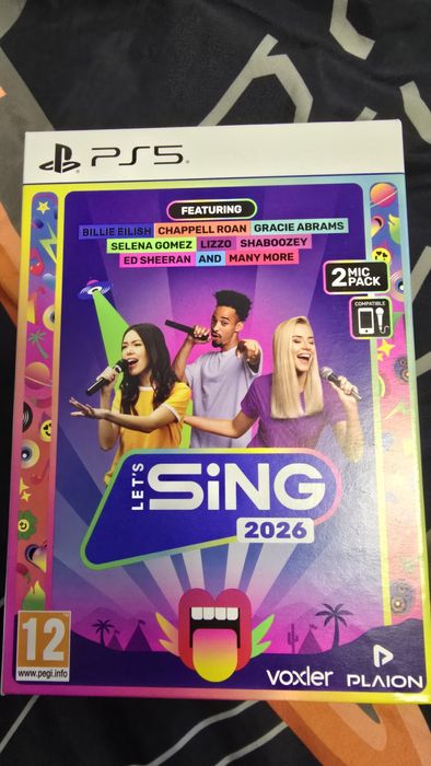 Pachet joc Let's sing 2026, microfon inclus, nou