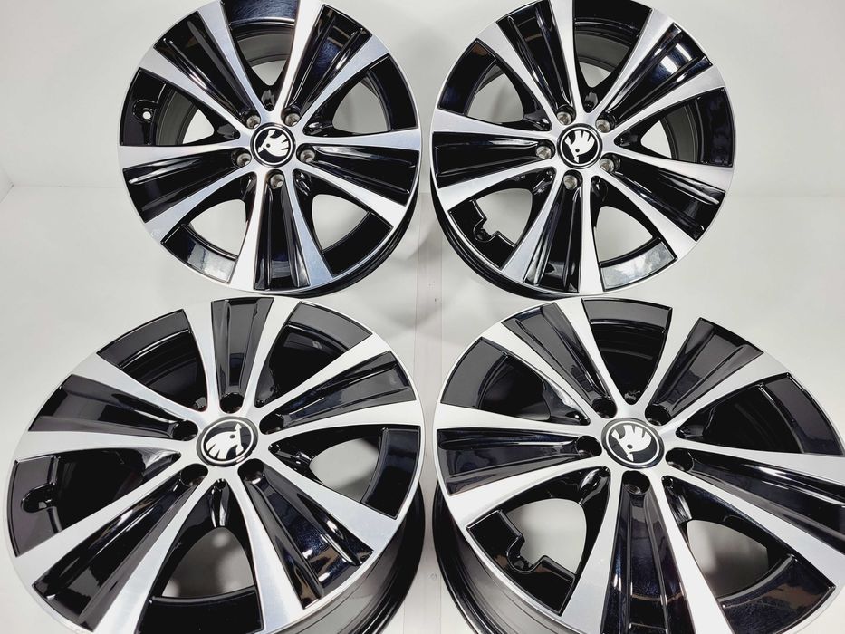 Vand jante R18 pt Skoda Kodiaq-Karoq-Superb-Octavia - Bicolore, ca NOI