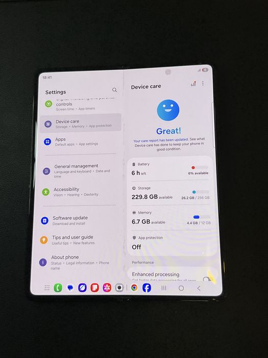Samsung galaxy Z FOLD 3 5G 256GB ID-XXL9424