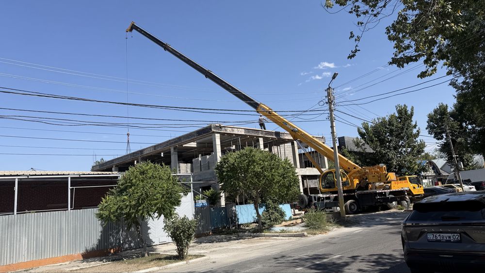 Услуги автокрана 50 тонна