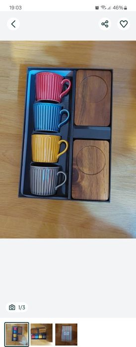 Set cafea porțelan 8 piese