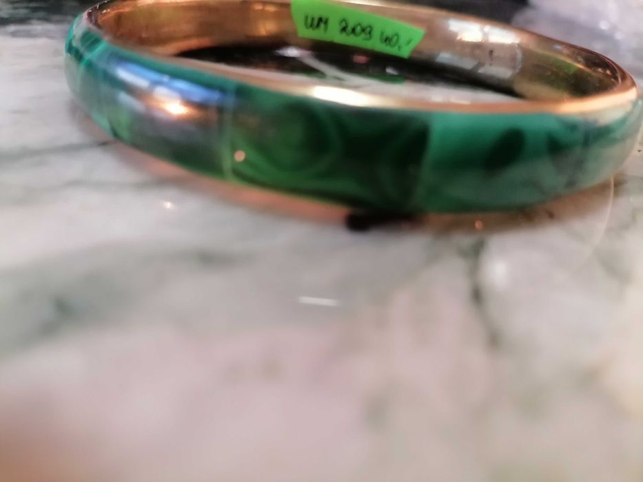 Bratara hand made din malachit natural autentic