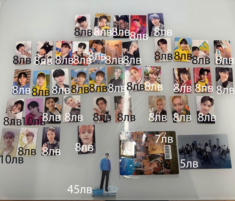 Kpop албуми и картички, Seventeen, enhypen, stray kids,black pink,etc.