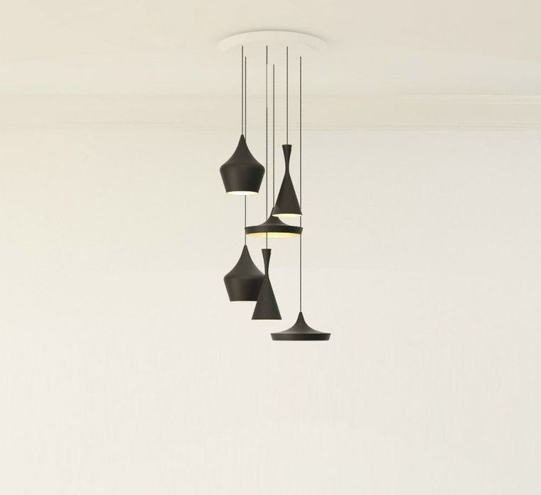 Suspensii / Lustre Dixon Beat Fat Lampă Pendul (negru, mat) | 99 euro!