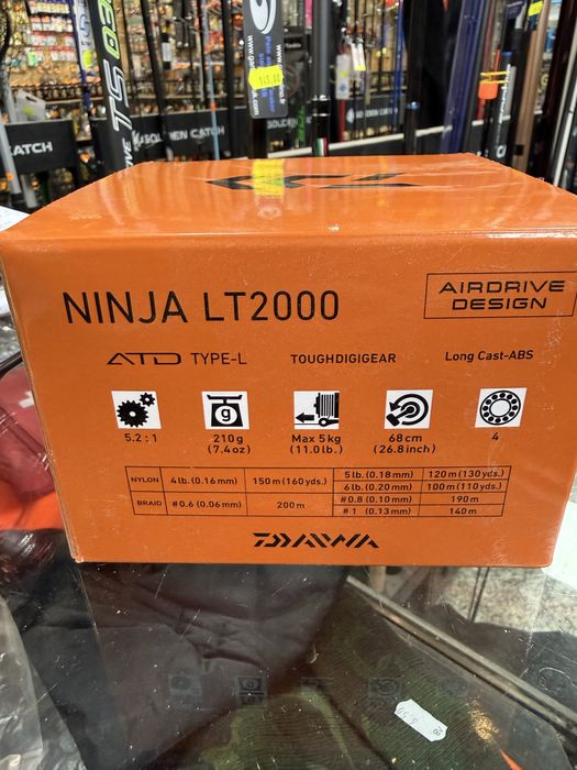 !-25% !Риболовна макара Daiwa 23 Ninja LT 2000
