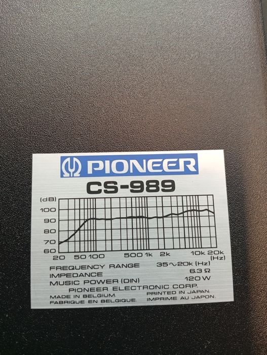 Тонколони Pioneer cs-989