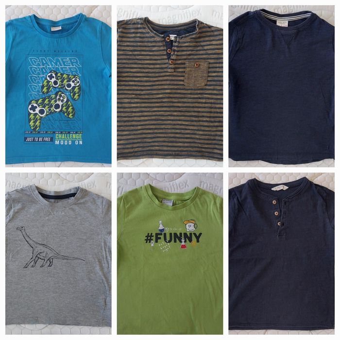 Дрехи, сако, риза, Блуза, тениска с дълъг ръкав, 110, 5г