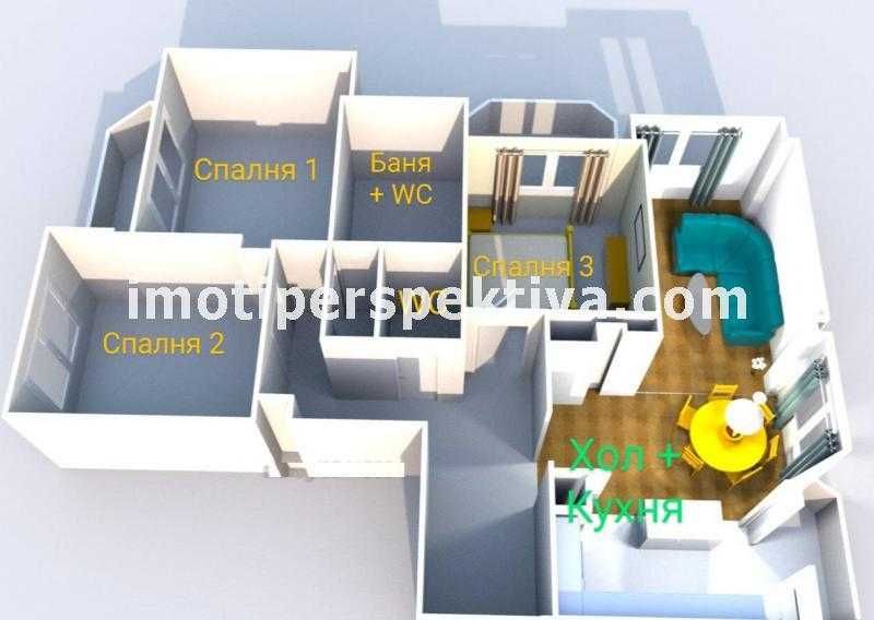 Продава се Многостаен апартамент в Пловдив, Център - 106 кв.м за 1883 €/кв.м - Снимка #11