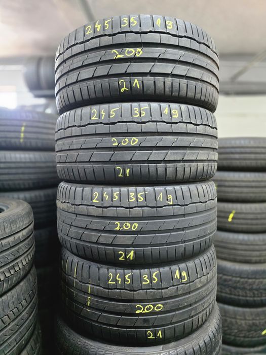 4x 245/35/19 VARA HANKOOK 2021 Stare excelenta