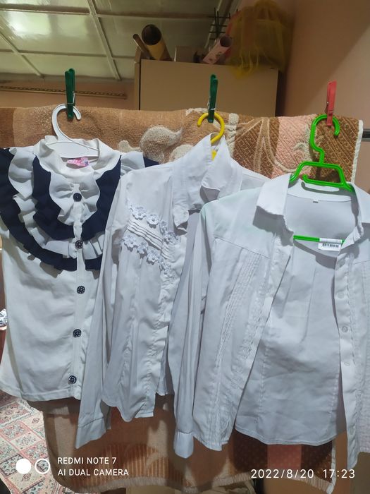 Блузки школьные для девочки