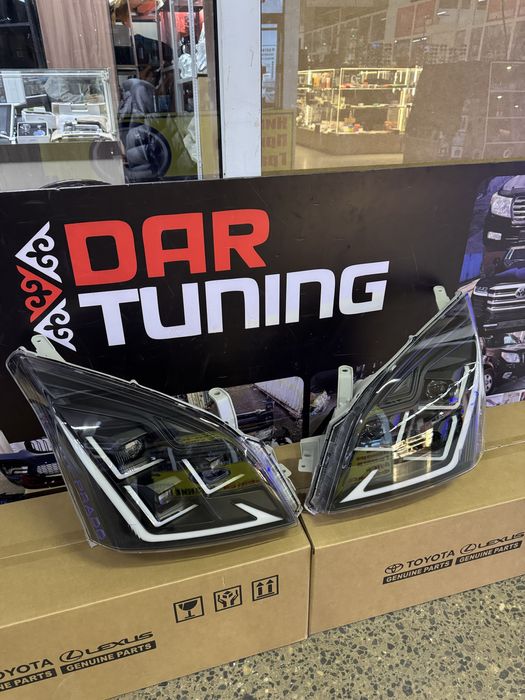 Prado 120 передние тюнинг Led фары