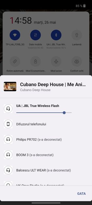 Casti UA JBL True Wireless Flash