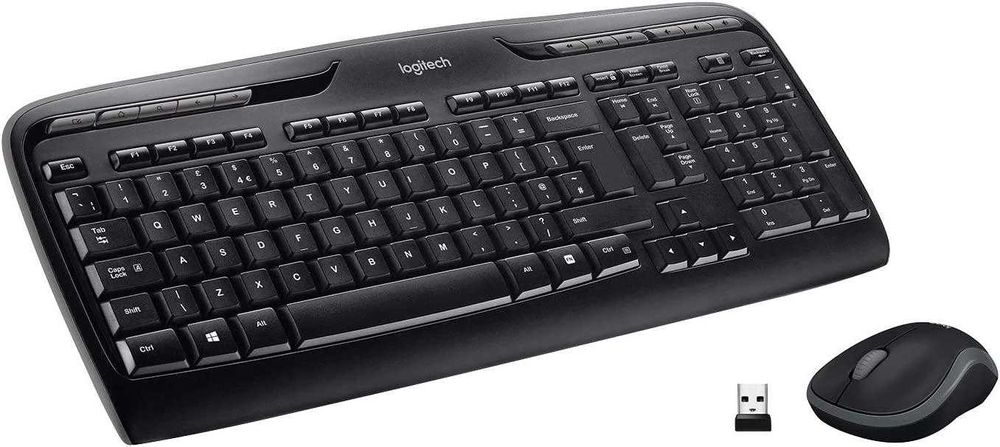 Безжична клавиатура и мишка Logitech MK330