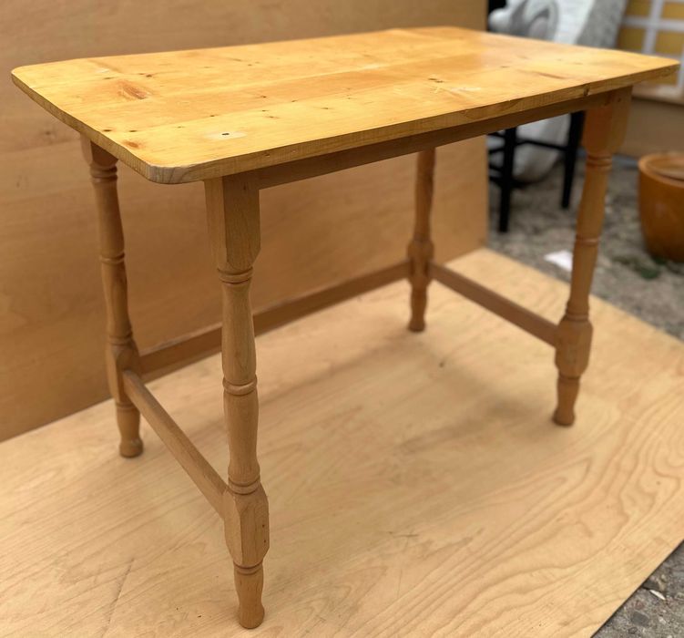 2 buc Masa Din lemn masiv tip Ikea; Masa cu blat 75x75 cm / 100x56 cm