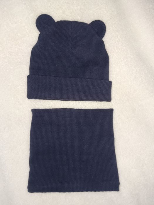 Шапка со снудом демисезонная