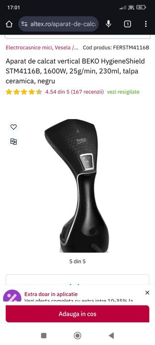 Fier de calcat vertical