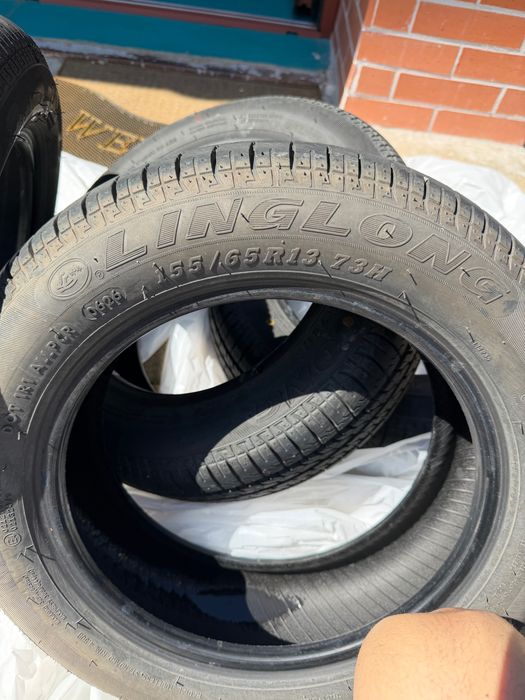 Cauciucuri vară LINGLONG 155/65/13 doar 200km