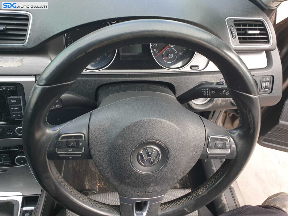 Volan Piele in 3 Spite FARA Airbag Volkswagen Golf 6 Variant 2008 - 2014 [M4104]