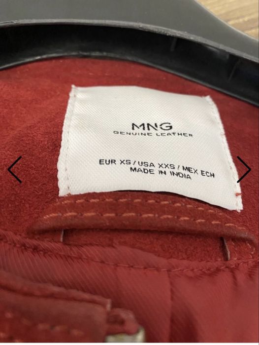 Замшевая куртка манго