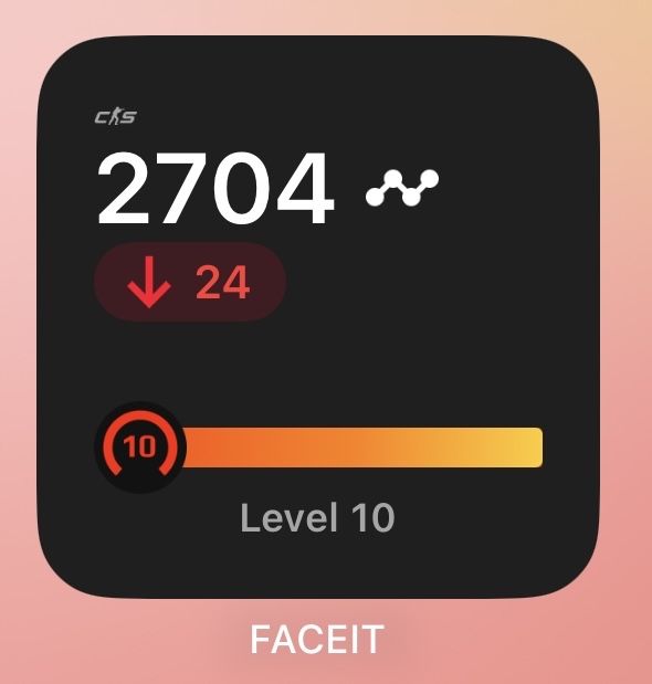 Steam + Faceit 2700elo