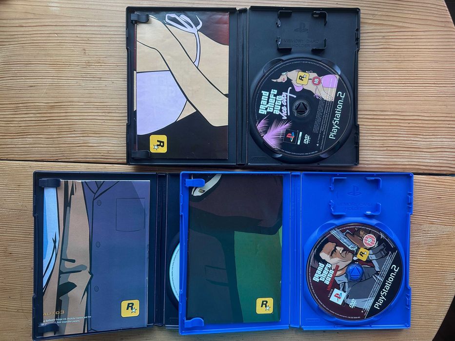 GTA Grand Theft Auto Колекция за PlayStation 2 PS2 ГТА ПС2 GTA Grand Theft Auto: Vice City Liberty City Stories GTA III 3