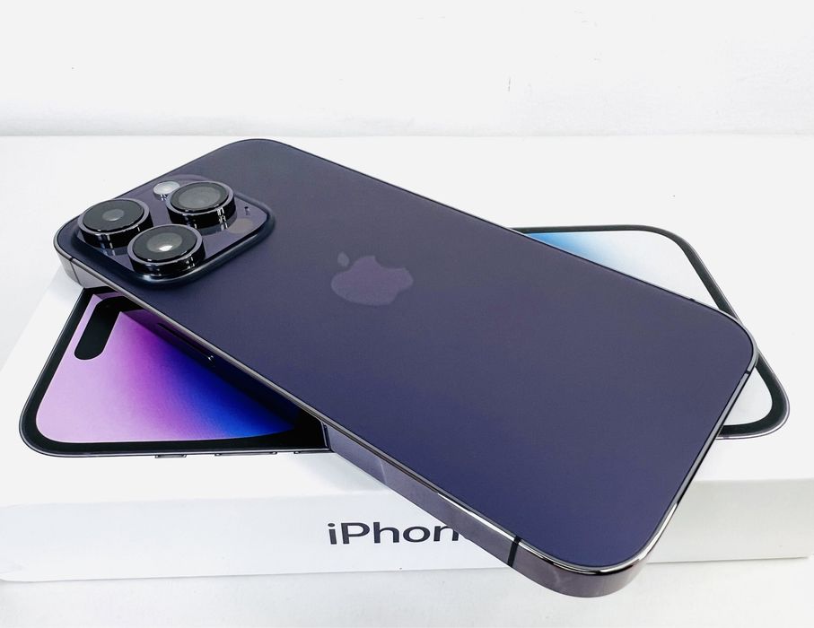 Apple iPhone 14 Pro 128GB Deep Purple 100% Battery! Гаранция!