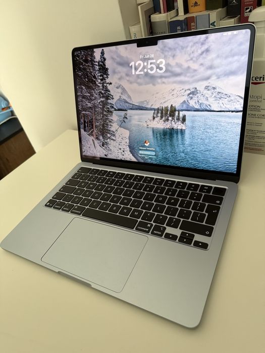 Лаптоп Apple - MacBook Air 13, 13.6'', M4 10C/8, 16GB/256GB, Sky Blue