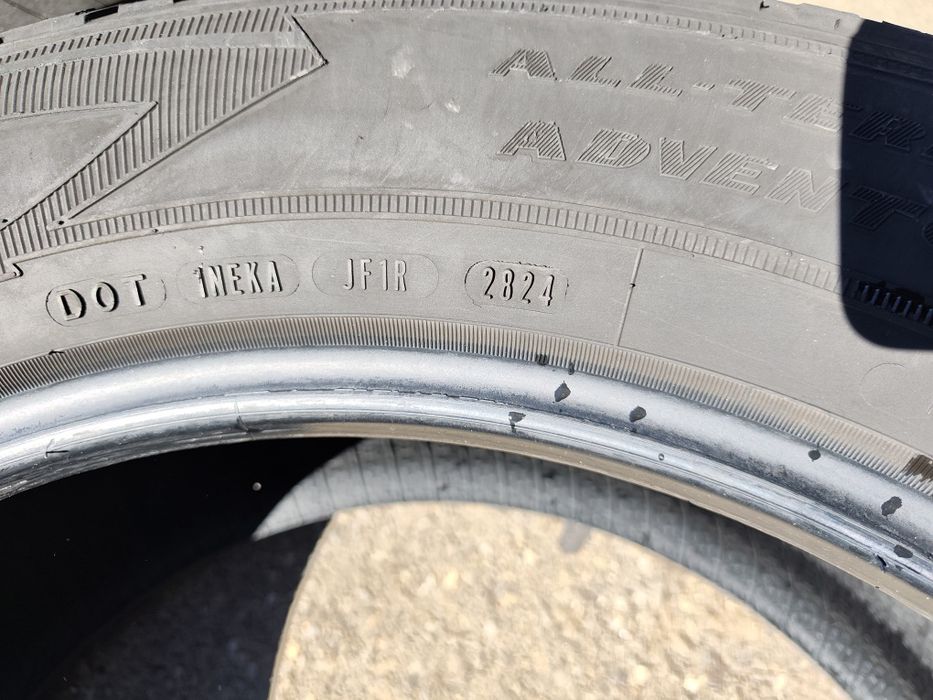 255/60/20" 4бр Good year wrangler all terrain, dot2824,7mm