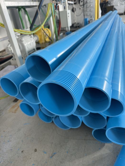 Țeavă albastră cu filet pentru foraje puțuri