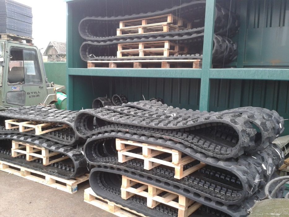 Senile cauciuc pt. miniexcavatoare JCB, Volvo, Tekeuchi, CAT