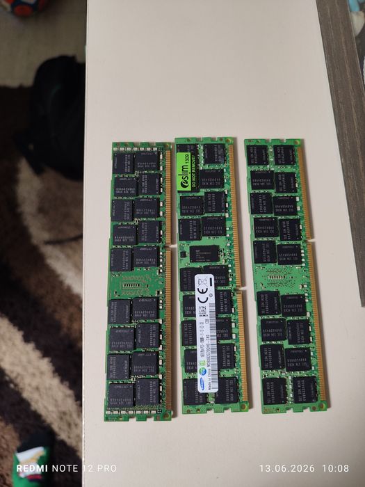 Продам  оперативную память 48гб DDR3 Samsung 1600mhz