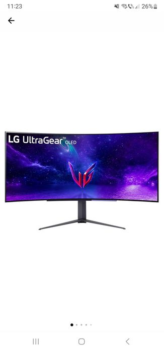 Monitor LED LG Gaming UltraGear 45GR95QE-B Curbat 45 inch ,NOU,SIGILAT