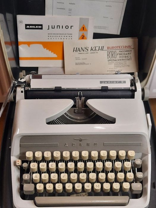 Mașină de scris Adler Junior 2 impecabilă